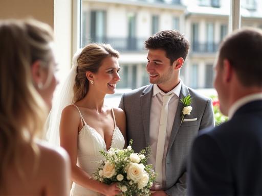 Photographe mariage cérémonie Paris