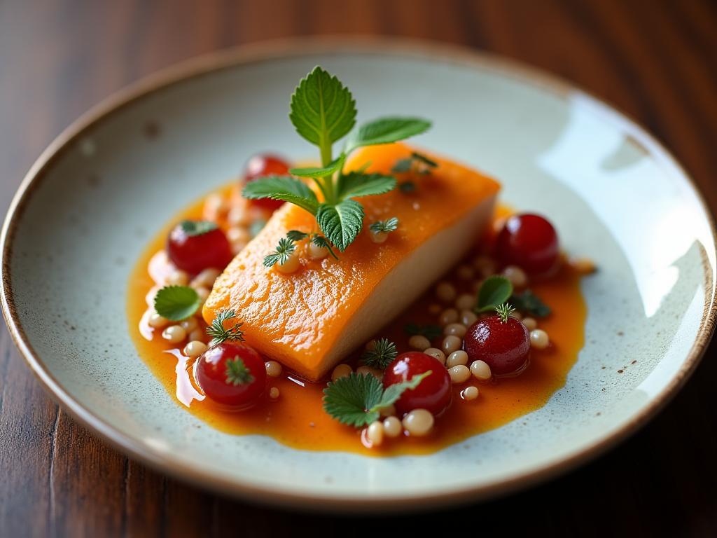 Photographie culinaire plat gastronomique restaurant